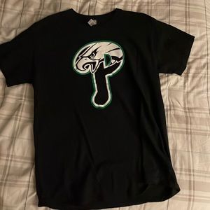 Black Phillies/Eagles T-Shirt. Never worn.